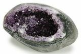 Sparkly Deep-Purple Amethyst Geode - Uruguay #378215-2